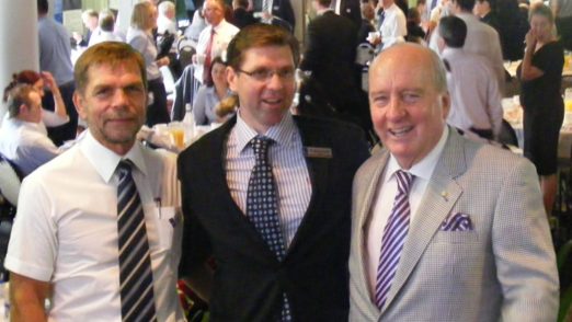 Toowoomba Grammar 'Old Boys', Graham Turner, Chamber of Commerce President, Geoff McDonald and Alan Jones