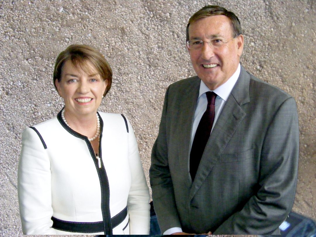 Qld Premier Anna Bligh with Kerry Shine MP