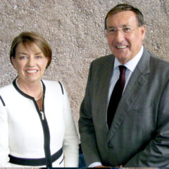 Qld Premier Anna Bligh with Kerry Shine MP