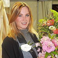 Hayley Kent with Camellias_sm