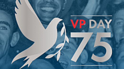 vp day 75 logo