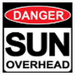 danger sun